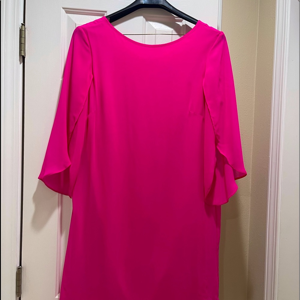 Hot pink dress